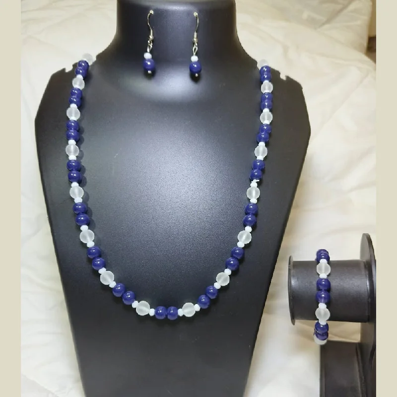 Luxury Diamond Necklaces-EverNew Beads Necklace Set