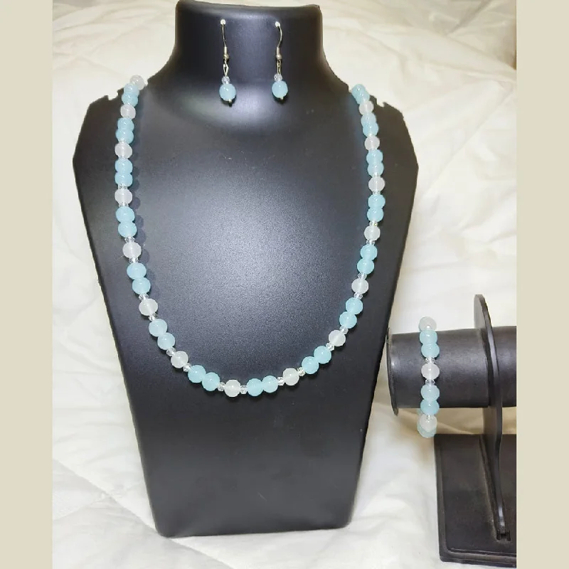 Vintage Gemstone Necklaces-EverNew Beads Necklace Set