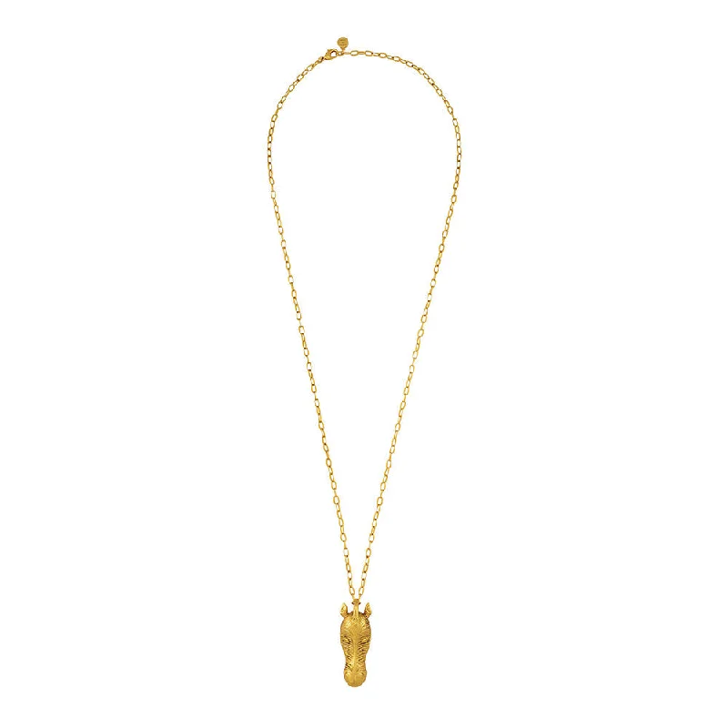 Elegant Wedding Necklaces-Masaba Gold Brass Necklace