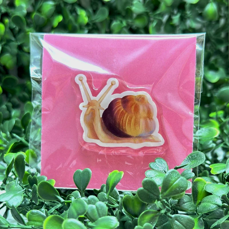 Custom Brooch for Anniversary-Snail Acrylic Pin