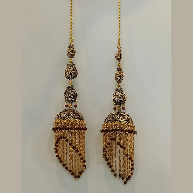 Silver Earring Cuffs-Dariyalal Sales Gold Plated Jhumki Earrings