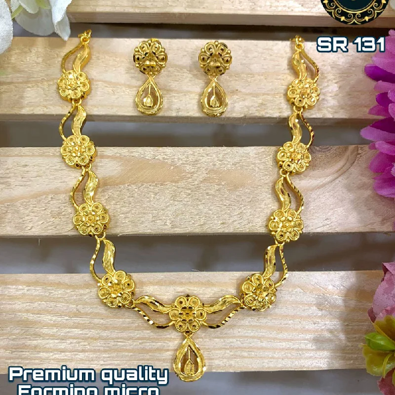 Gold Chain Necklaces for Women-Siara Collections Forming Gold Necklace Set