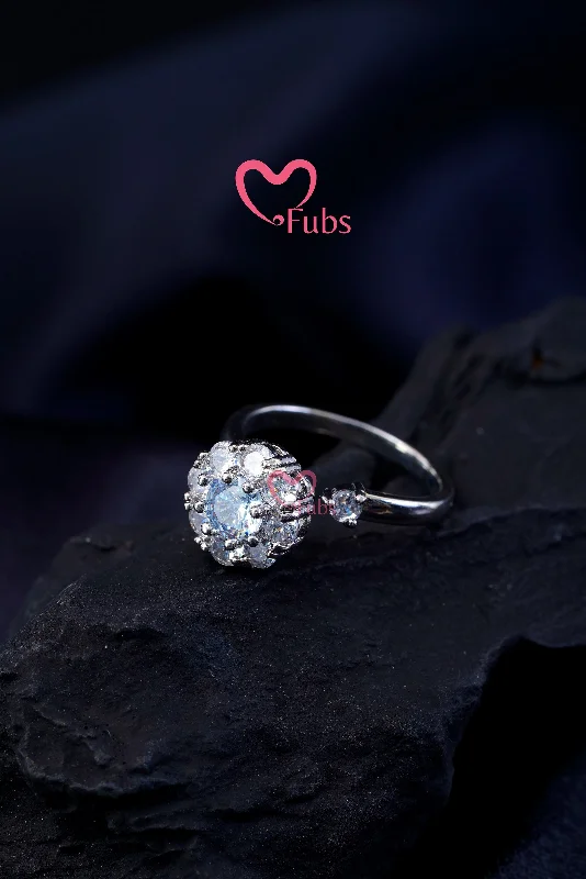 Birthstone Engagement Rings-Eternal Sparkle Diamond Ring