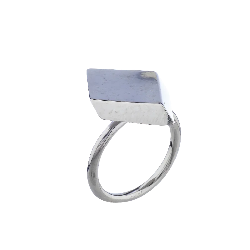 Silver Engagement Rings-VIVA LAS VEGAS RING