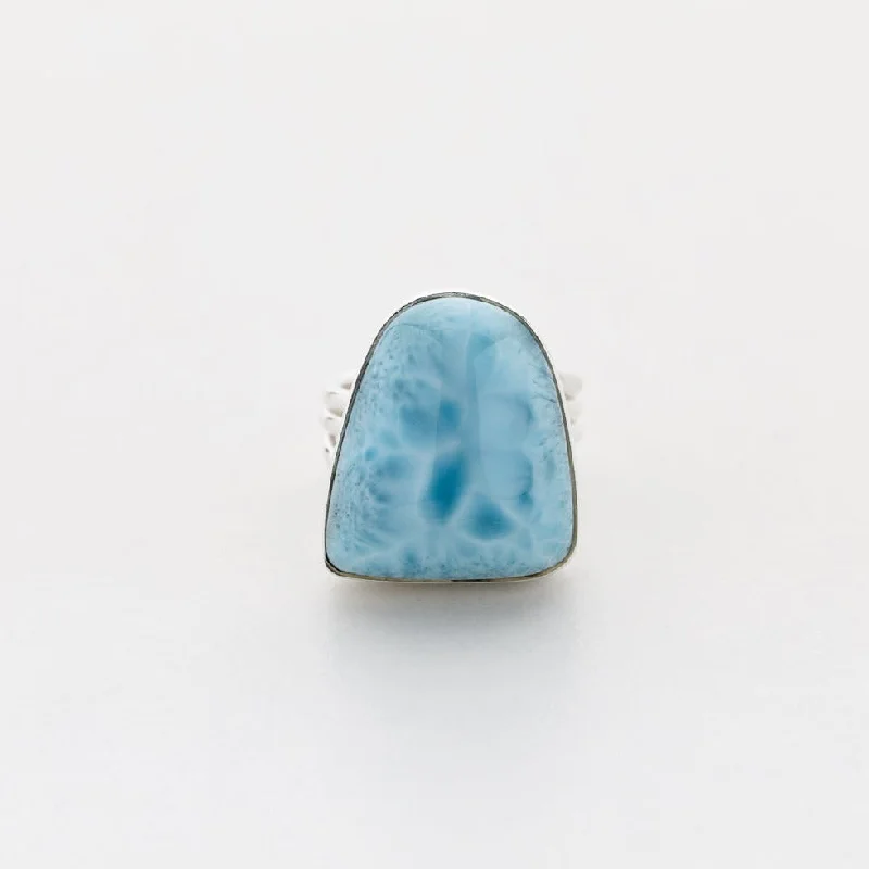 Blue Diamond Rings-Larimar Ring Prado