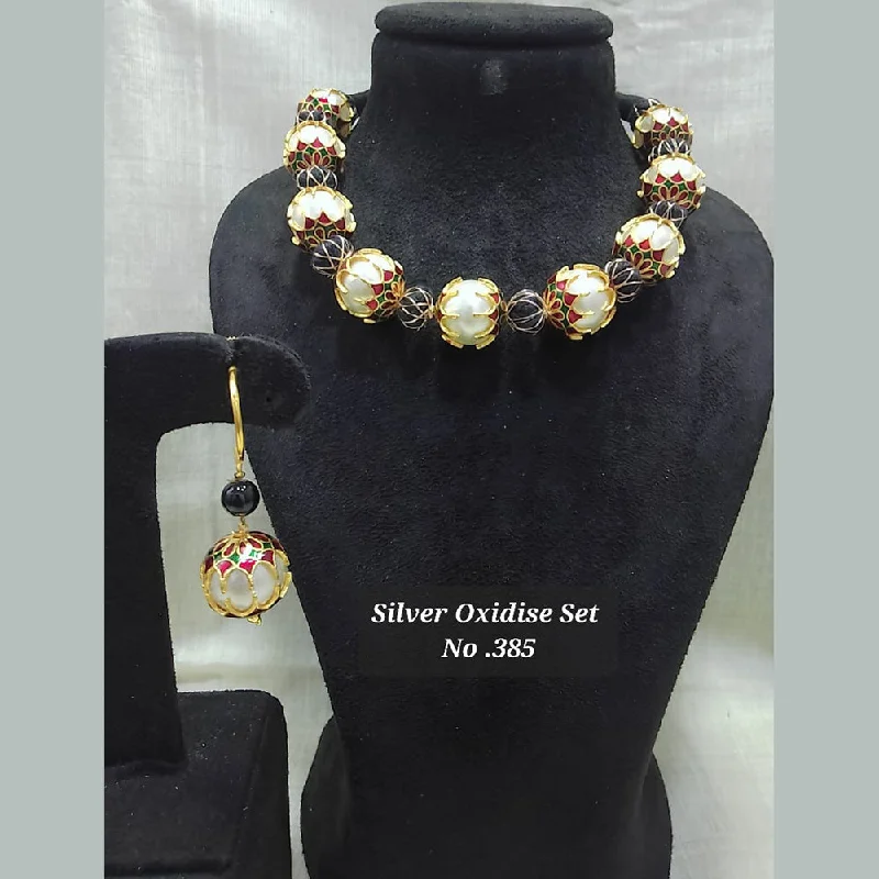 Layered Necklaces for Women-Jyoti Arts Gold Plated Necklace Set