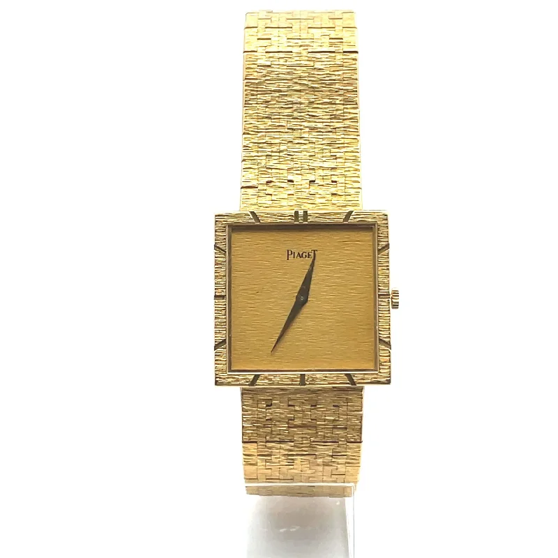 Modern Gemstone Bracelets-Vintage 18K Piaget Ultra-Thin Bracelet Watch Ref. 927