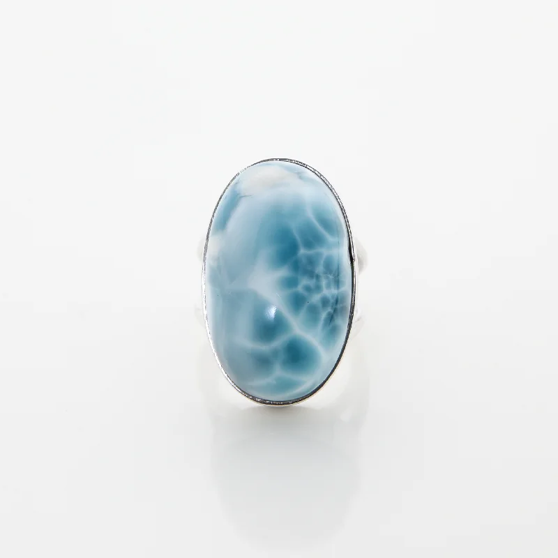 Custom Wedding Rings with Names-Larimar Ring Peravia