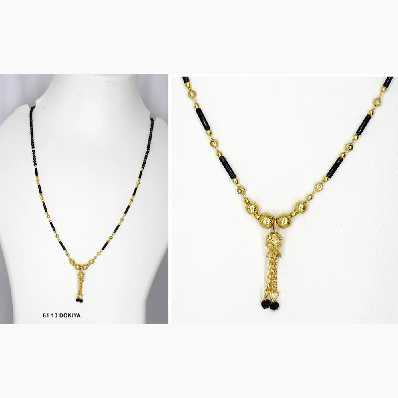 Stylish Chain Necklaces-Mahavir Dye Gold Dokiya Necklace