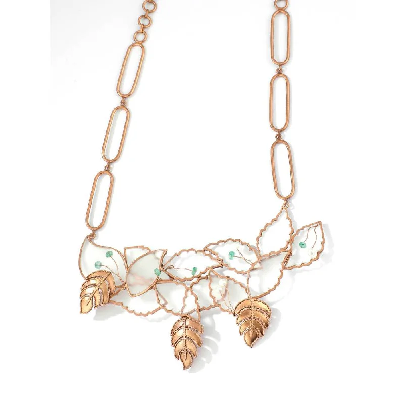 Luxury Diamond Necklaces-Suhani Pittie Lush Foliage Necklace