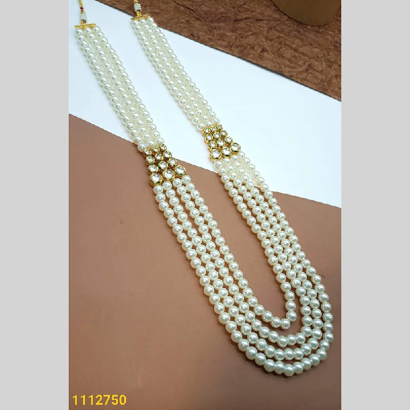 Birthstone Pendant Necklaces-Padmawati Bangles Gold Plated Pearl Necklace