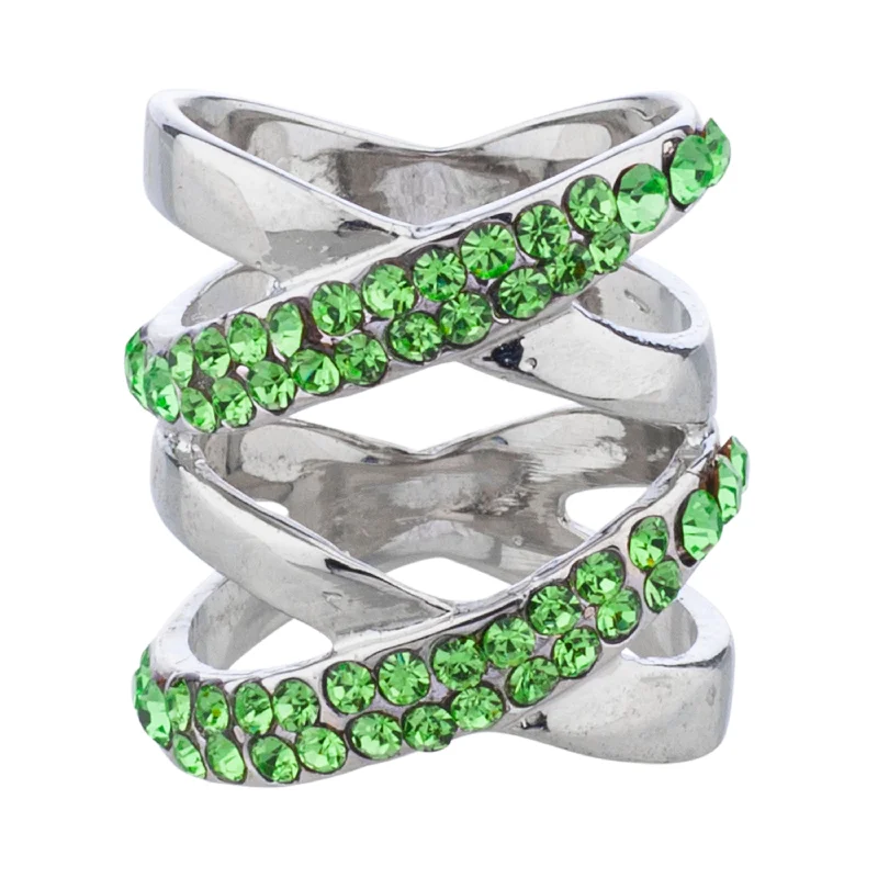 Double Band Wedding Rings-BRAT SPIRAL RING