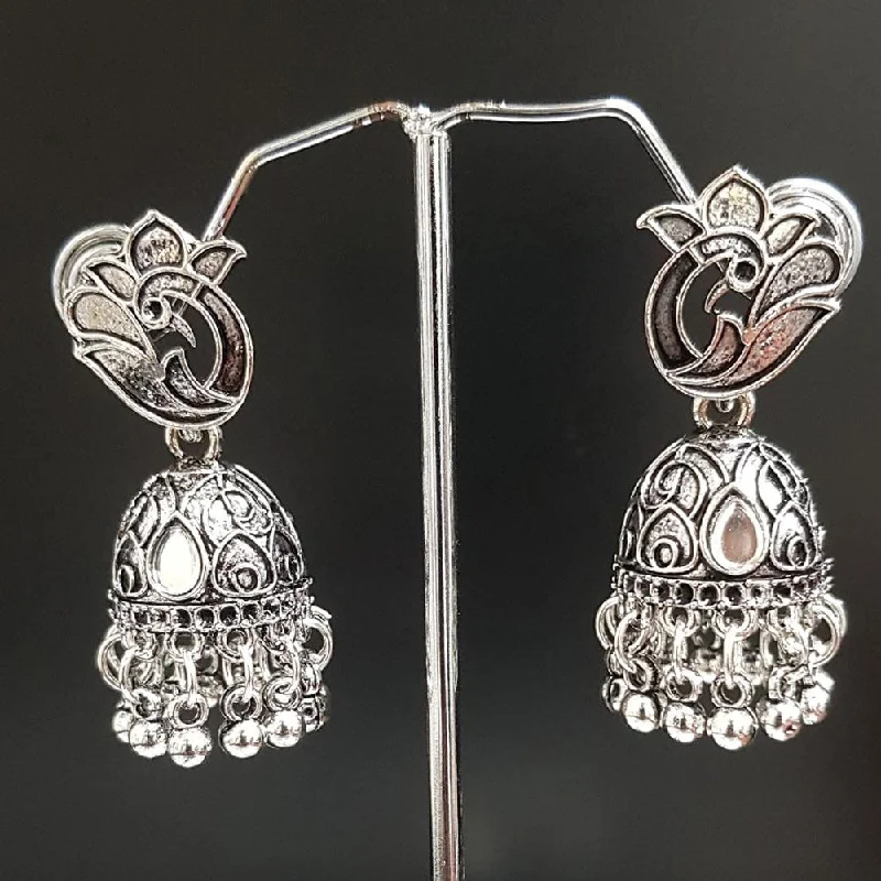 Trendy Dangle Earrings-Shreeji Oxidised Plated Jhumki Earrings