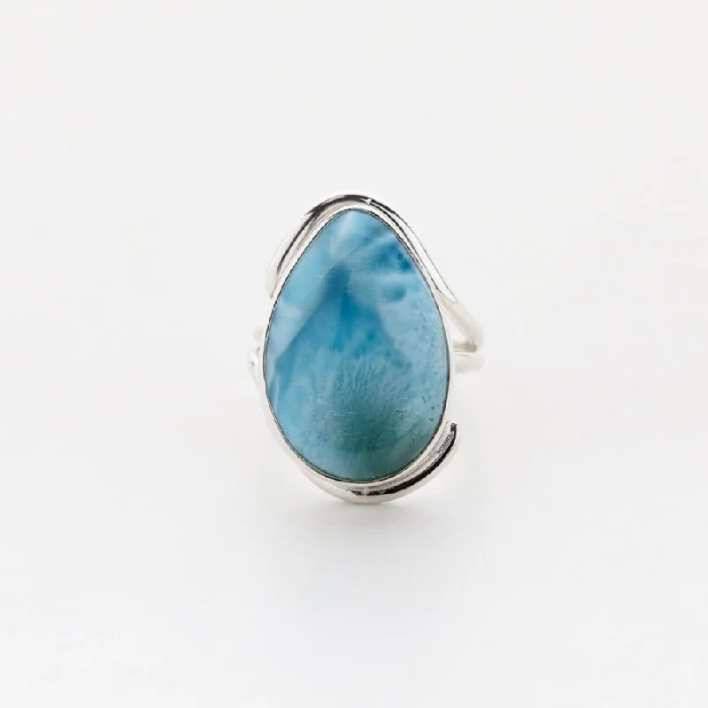 Unique Vintage Wedding Rings-Larimar Ring Namsen