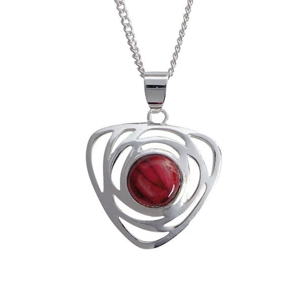 Retro Style Necklaces-Heathergems Comrie Pendant Necklace In Silver